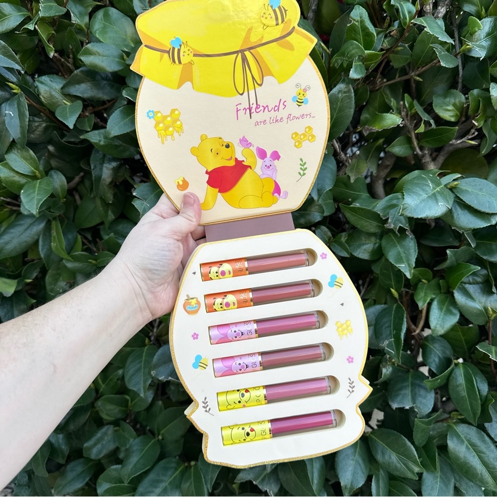 Yellow Bear & Friends Matte Liquid Lipstick Set Makeup Cosmetics